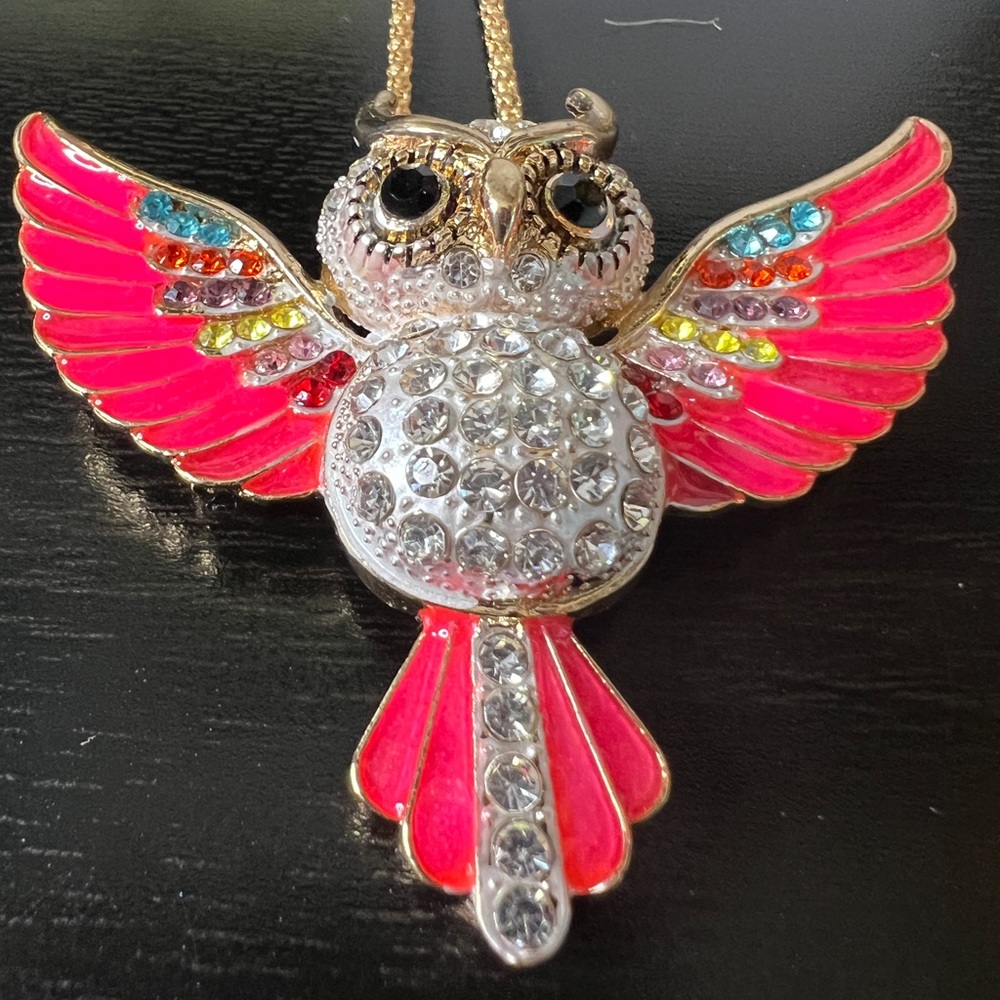 🦉NWT! Neon Pink Owl - Picture 5 of 10